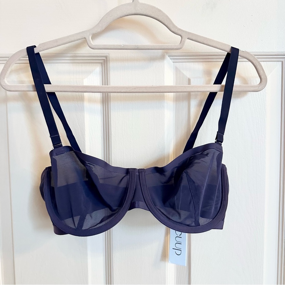 NWT purple cuup balconette bra